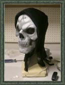 The completed head component (Front)