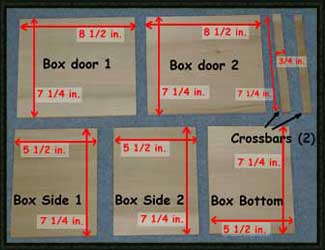 Peices and Dimensions